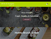 Tablet Screenshot of olivesandburgers.com
